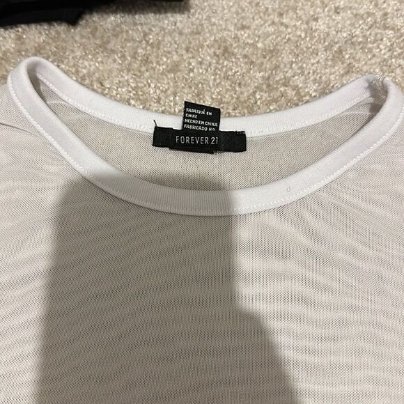 White mesh shirt  - Picture 2 of 2